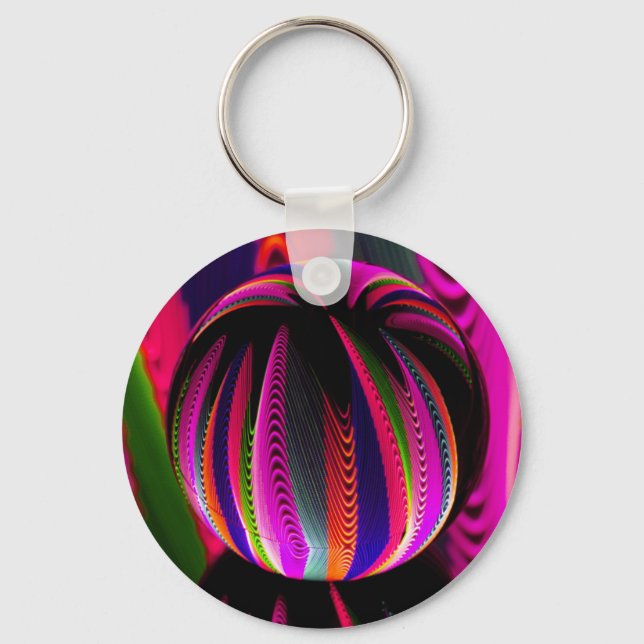 Variation of colours in the glass key ring (Front)