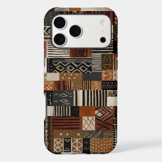 Variations of African motifs in earth tones