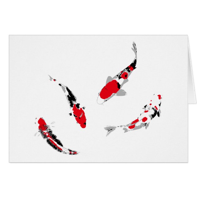 Varicolored carps (Front Horizontal)