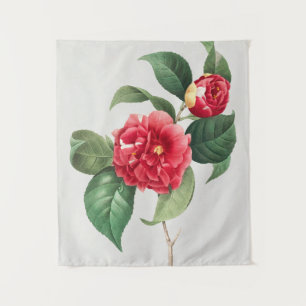Variegated Camellia, Pierre-Joseph Redouté, 1833 Tapestry