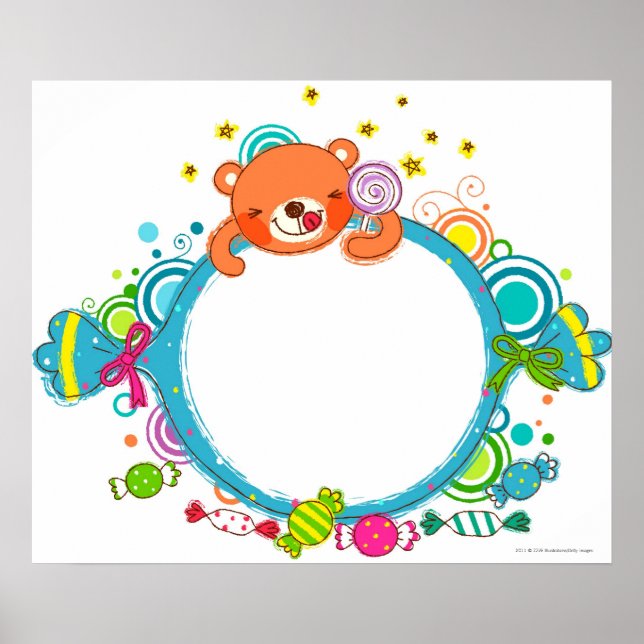 Variety of candies poster (Front)