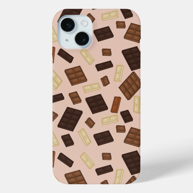 Variety of Chocolate Bars Design Case-Mate iPhone Case (Back)
