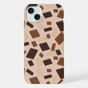 Variety of Chocolate Bars Design iPhone 15 Plus Case