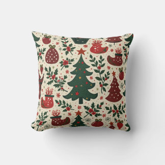 variety of Christmas-themed shapes Cushion