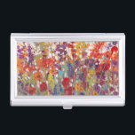 Variety of Flowers Business Card Holder<br><div class="desc">Variety of Flowers II by Tim OToole. Features a collection of bright,  colourful flowers.</div>