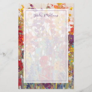 Variety of Flowers Stationery