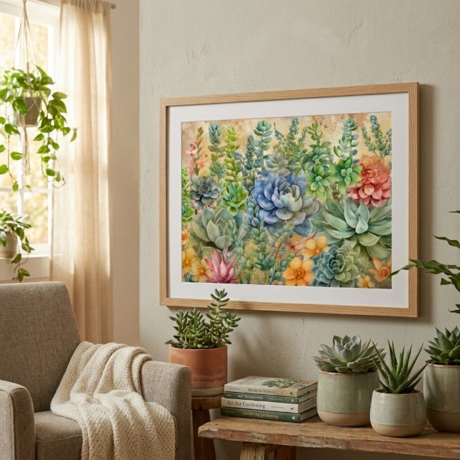 Variety Of Succulents Poster (Creator Uploaded)