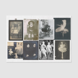 Variety Photograph Decoupage Collage Tissue Paper