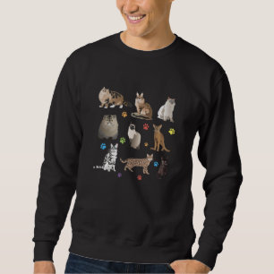 Various Beautiful Cats Sweatshirt