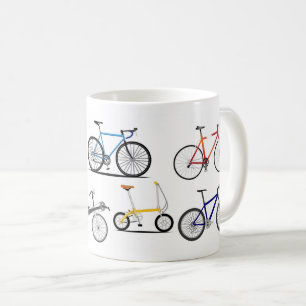 Various bicycles coffee mug