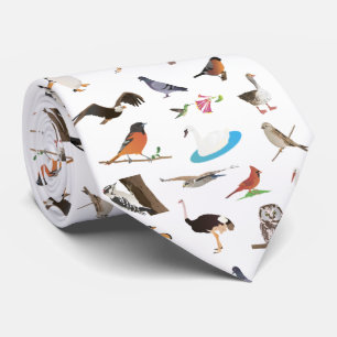 Various Birds Tie