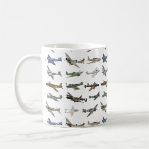 Various British WW2 Aeroplanes Coffee Mug