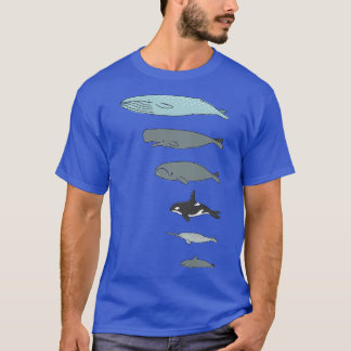 Various Cetaceans T-Shirt