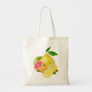Various citrus fruits tote bag