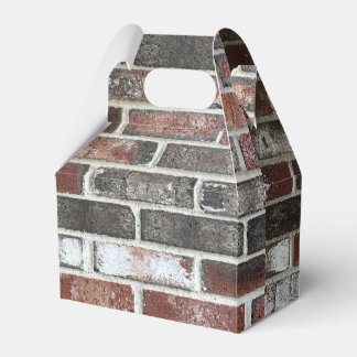 various colour brick wall pattern favour box