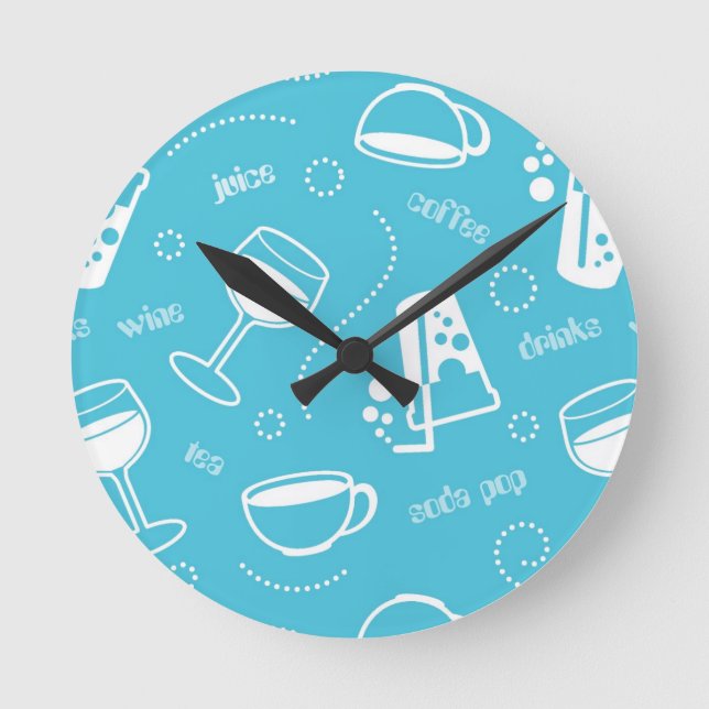Various drinks round clock (Front)