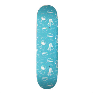 Various drinks skateboard