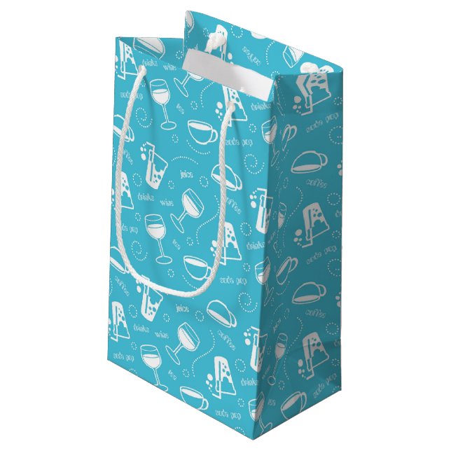 Various drinks small gift bag (Back Angled)
