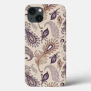 Various Feather Pattern iPhone 13 Case