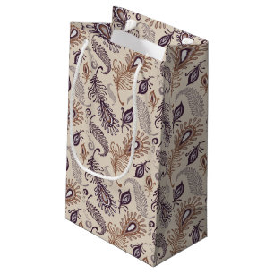 Various Feather Pattern Small Gift Bag