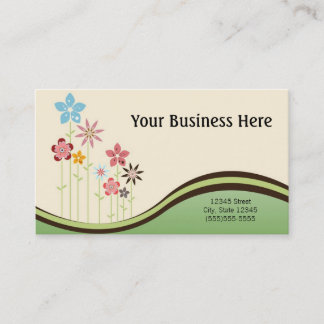 Various Flowers Business Card