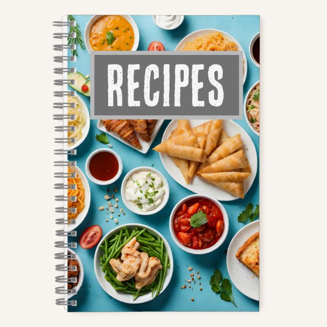 Various food  notebook (Front)