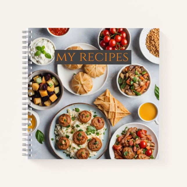 Various food  notebook (Front)