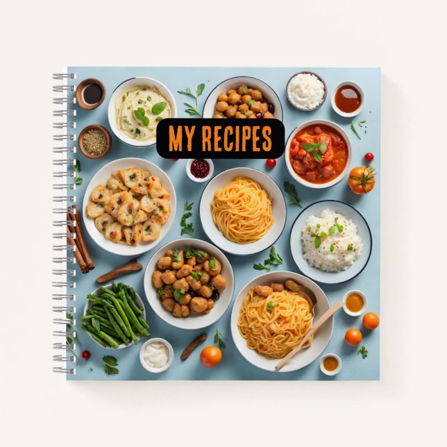 Various food  notebook (Front)
