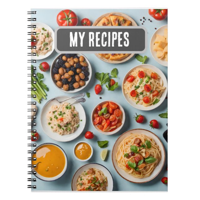 Various food  notebook (Front)