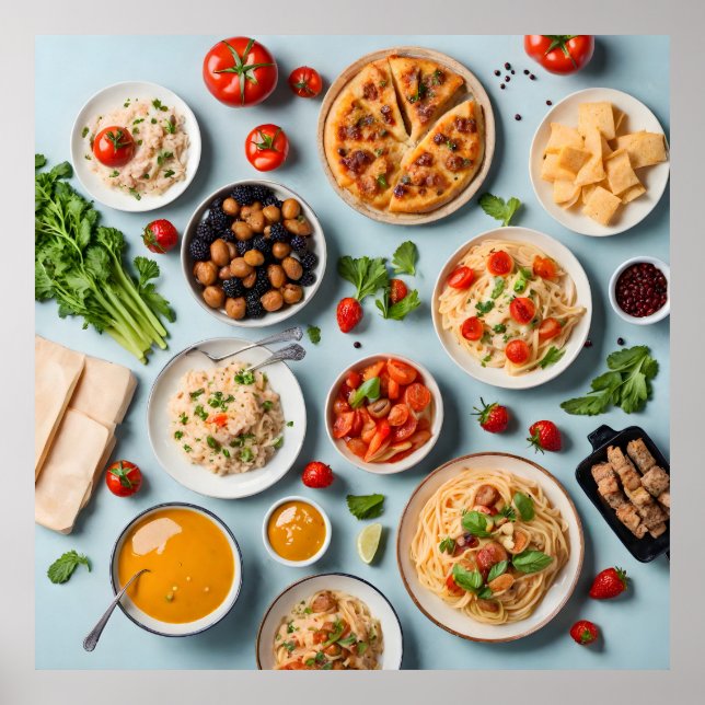 Various food  poster (Front)