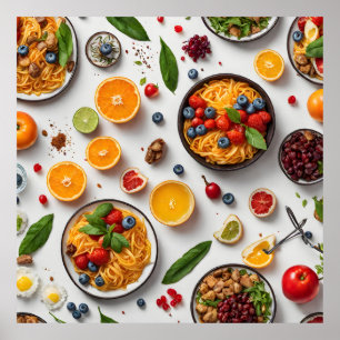 Various food  poster