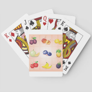 Various Fruits Playing Cards