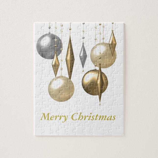 various hanging Christmas bauble Jigsaw Puzzle (Vertical)