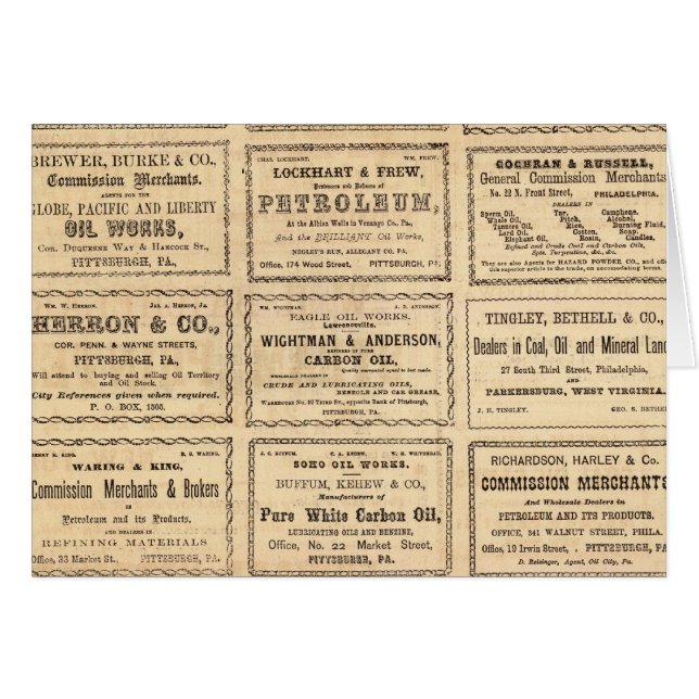 Various oil advertisements (Front Horizontal)