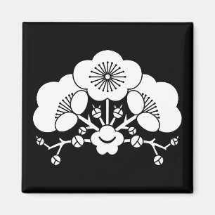 Various plum blossoms magnet