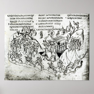 Various scenes illustrating a psalm 2 poster