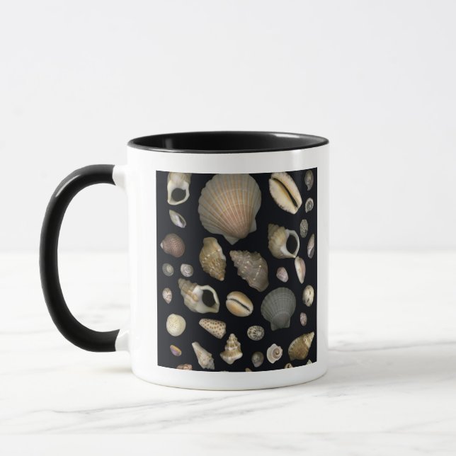 Various sea shells mug (Left)