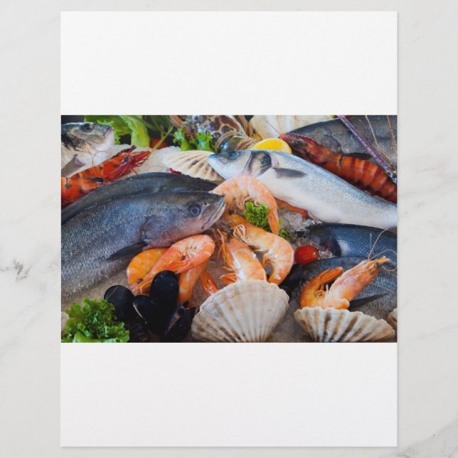 Various Seafood Flyer (Front)