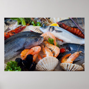 Various Seafood Poster
