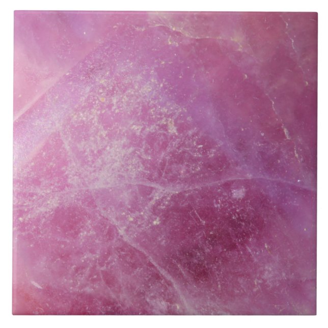 Various Semi-precious gemstone texture structure Tile (Front)
