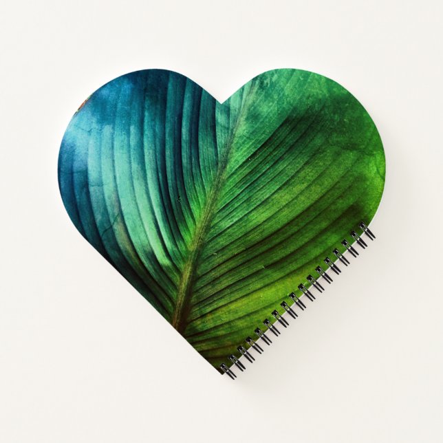 Various shades of green notebook (Back)