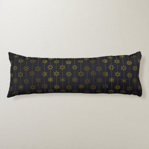 Various snowflake design body cushion