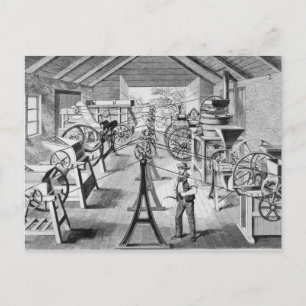 Various types of Agricultural Machinery Postcard