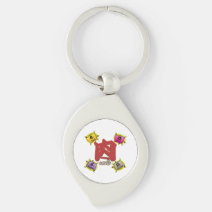 Various types of meat are written in kanji key ring