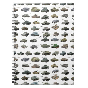 Various WW2 Tanks Notebook
