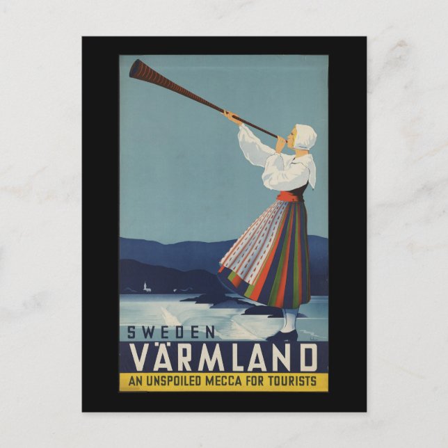 VarmLand Sweden Postcard (Front)