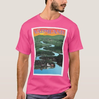 Varmland Travel Poster T-Shirt