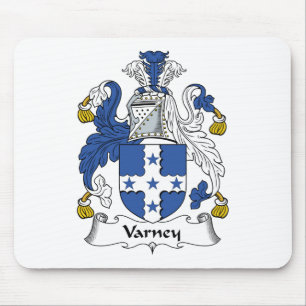 Varney Family Crest Mouse Mat