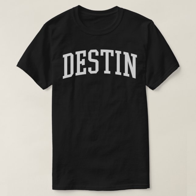 Varsity Destin Florida  T-Shirt (Design Front)