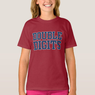 VARSITY Double DIGITS #10 BIRTHDAY Tee
